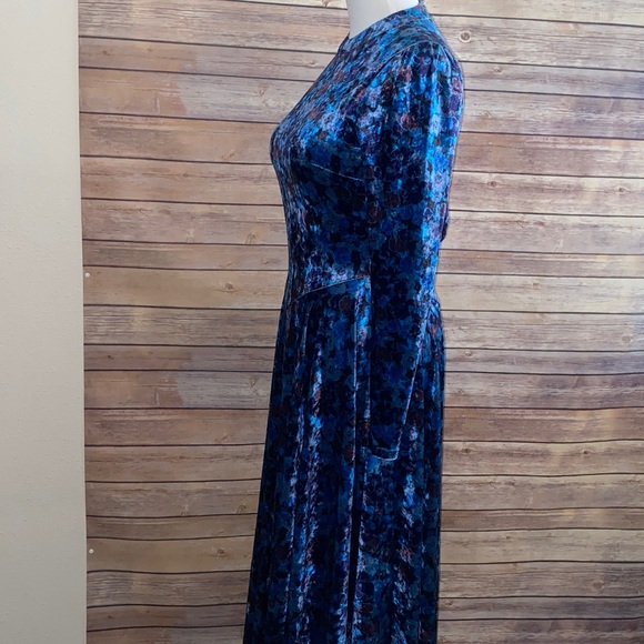 NWOT Free People  Heartland Velvet Open Back Dress - Picture 4 of 10